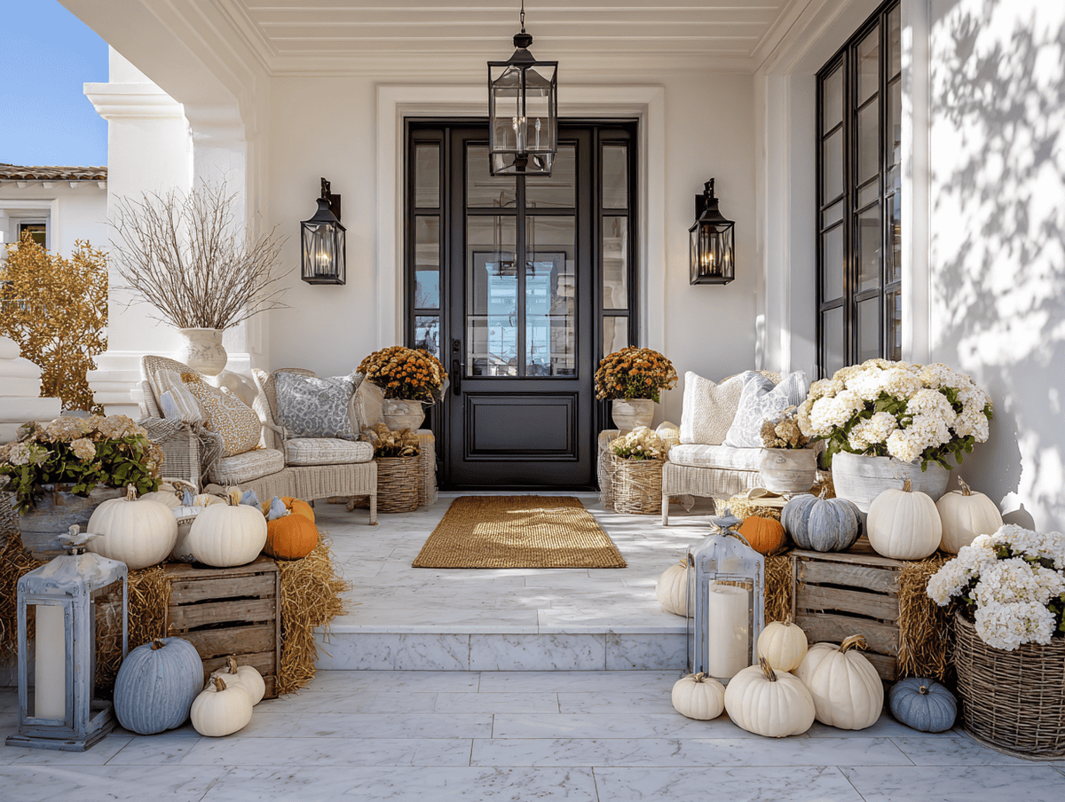 2025 Fall home decor trend and cozy, elegant and chick styling